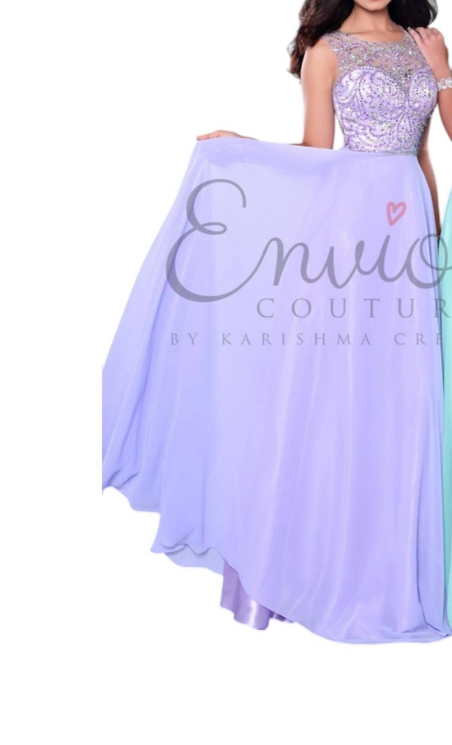 Karishma Creations - Chiffon Sleeveless Prom Dress