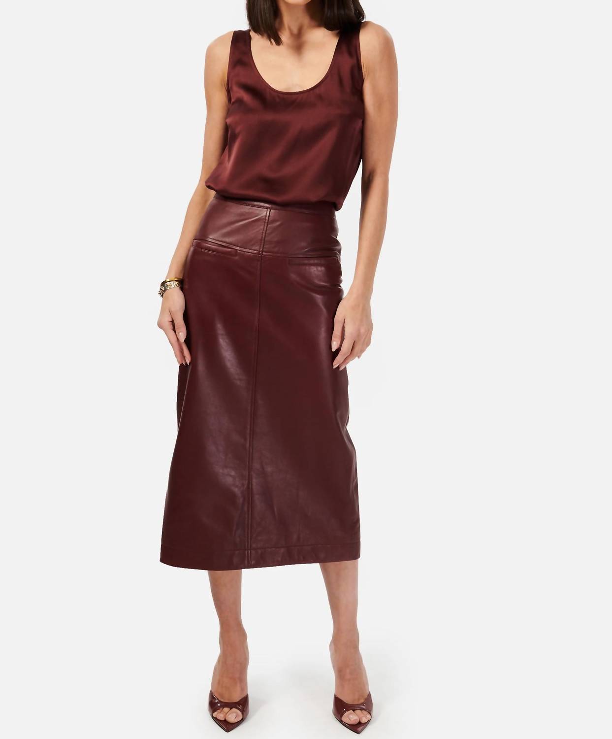 Cami Nyc - Inaya Leather Skirt