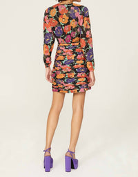 Rixo - Golden Floral Dress