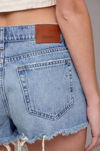 Hidden - Kayla Relaxed Rivet Jean Shorts