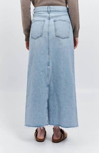 Agolde - Hilla Mid-rise Back-slit Maxi Skirt