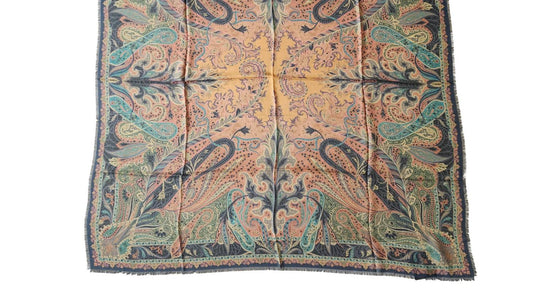 Etro - Women's Paisley & Floral Wool Blend Sheer Shawl Scarf