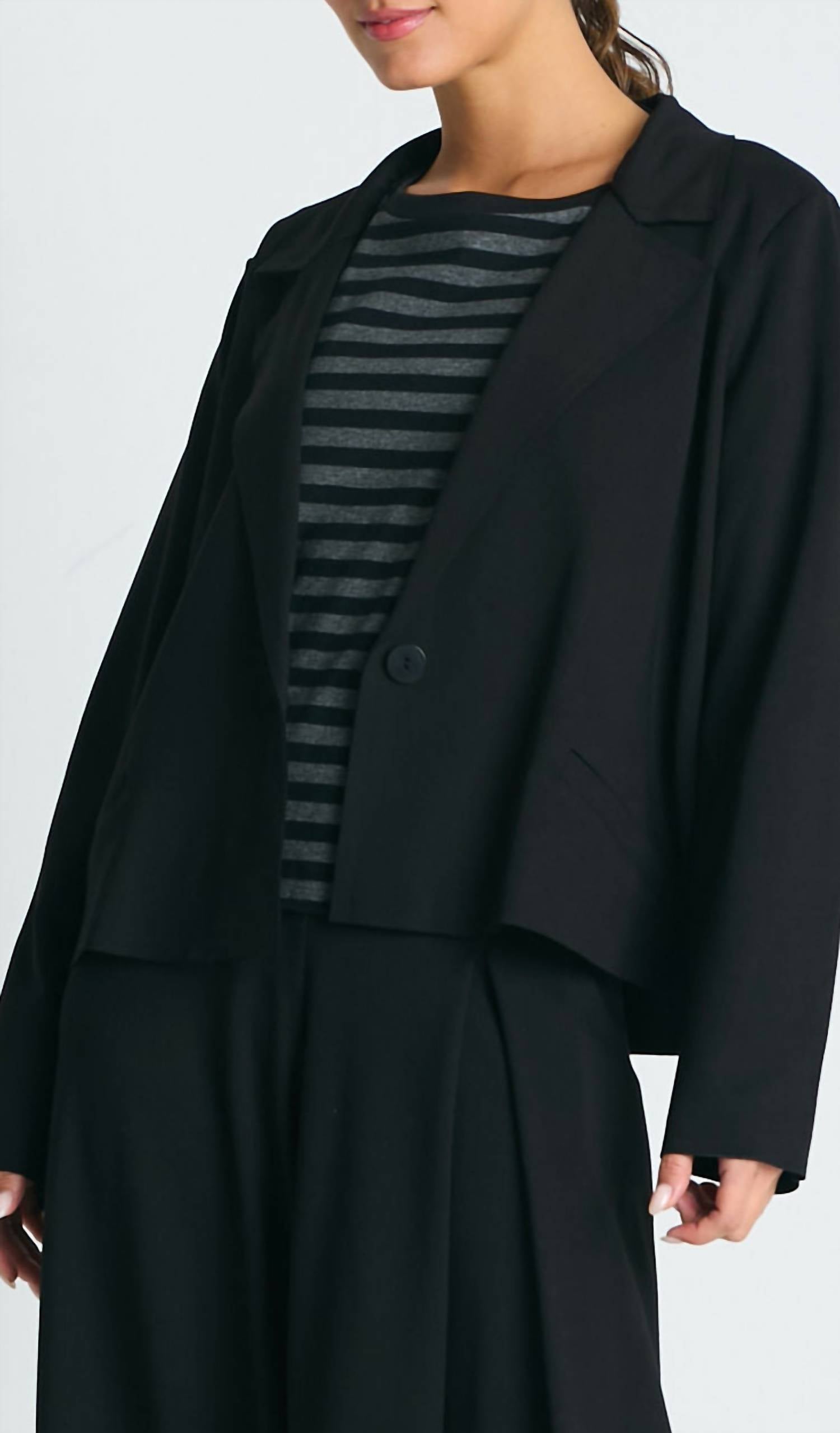 Planet By Lauren G. - Scuba Crop Blazer
