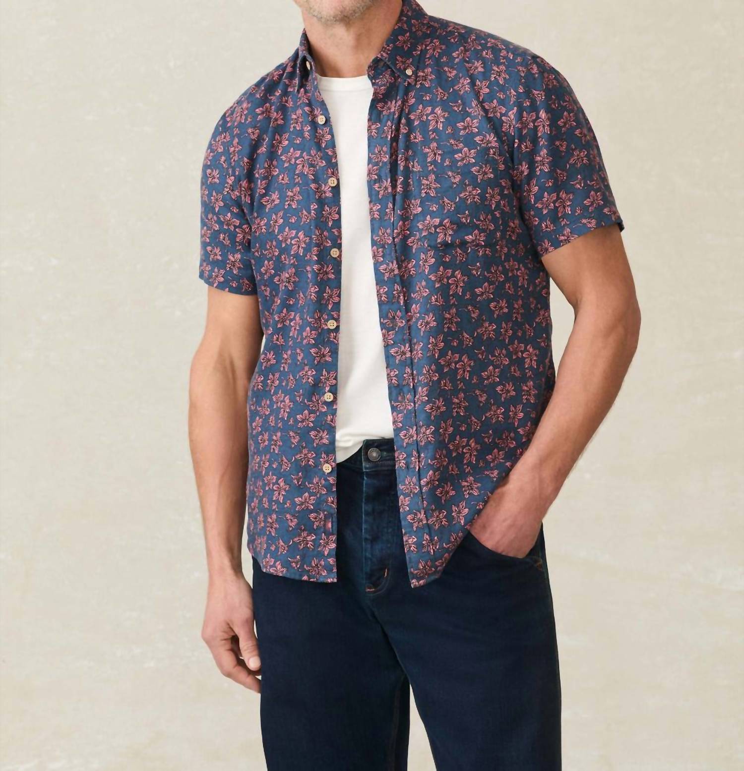 Faherty - Short Sleeve Breeze Shirt