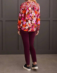 Tribal - Carson Combo Print Challis Blouse