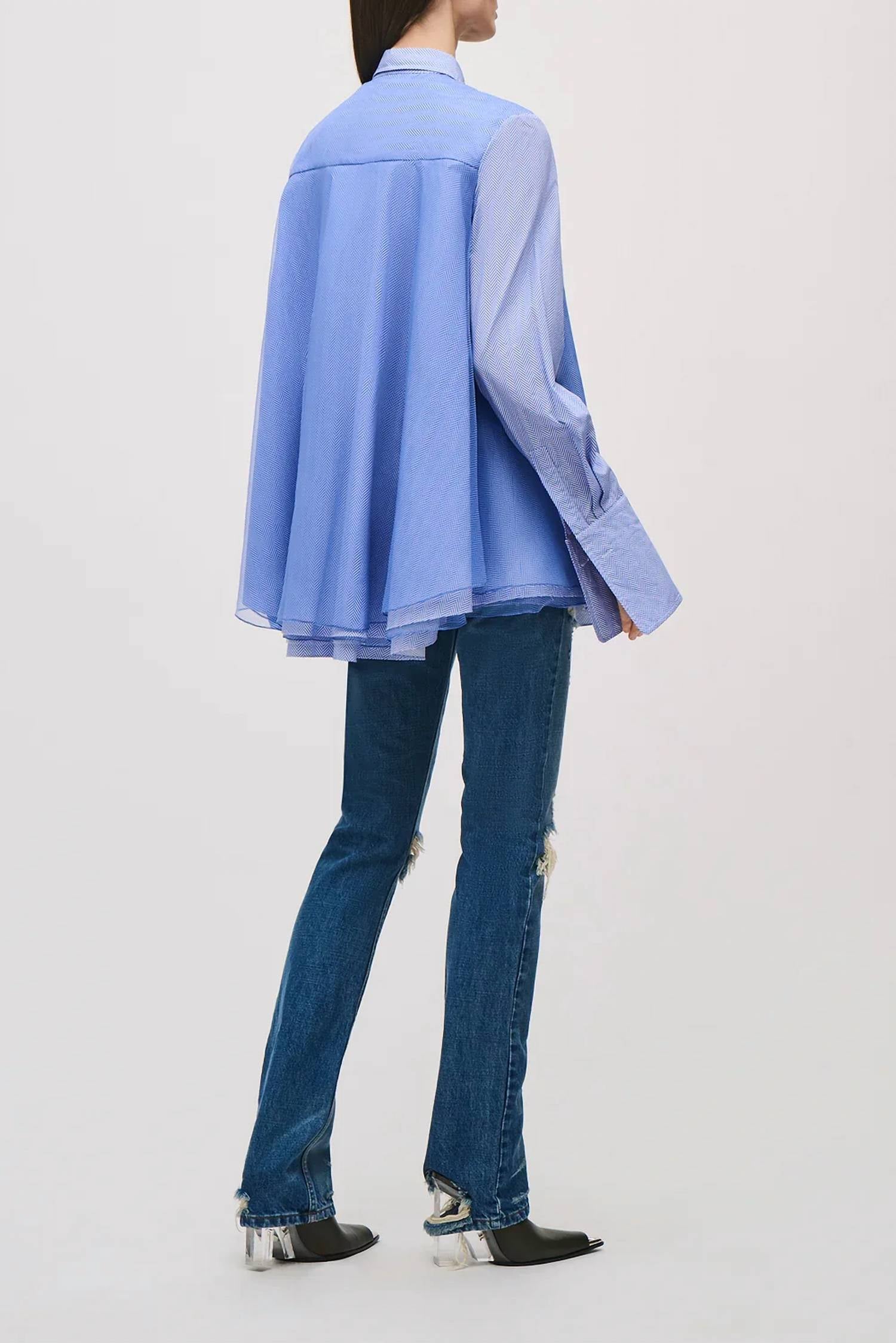 Brandon Maxwell - The Vaughn Frothy Layered Shirt