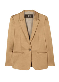 LUISA CERANO One-button Blazer in hanf - women's jacket - view 5