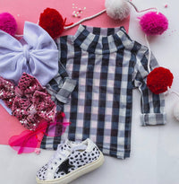 Beauts & Beaus - Boys Checkered Mesh Kids Top