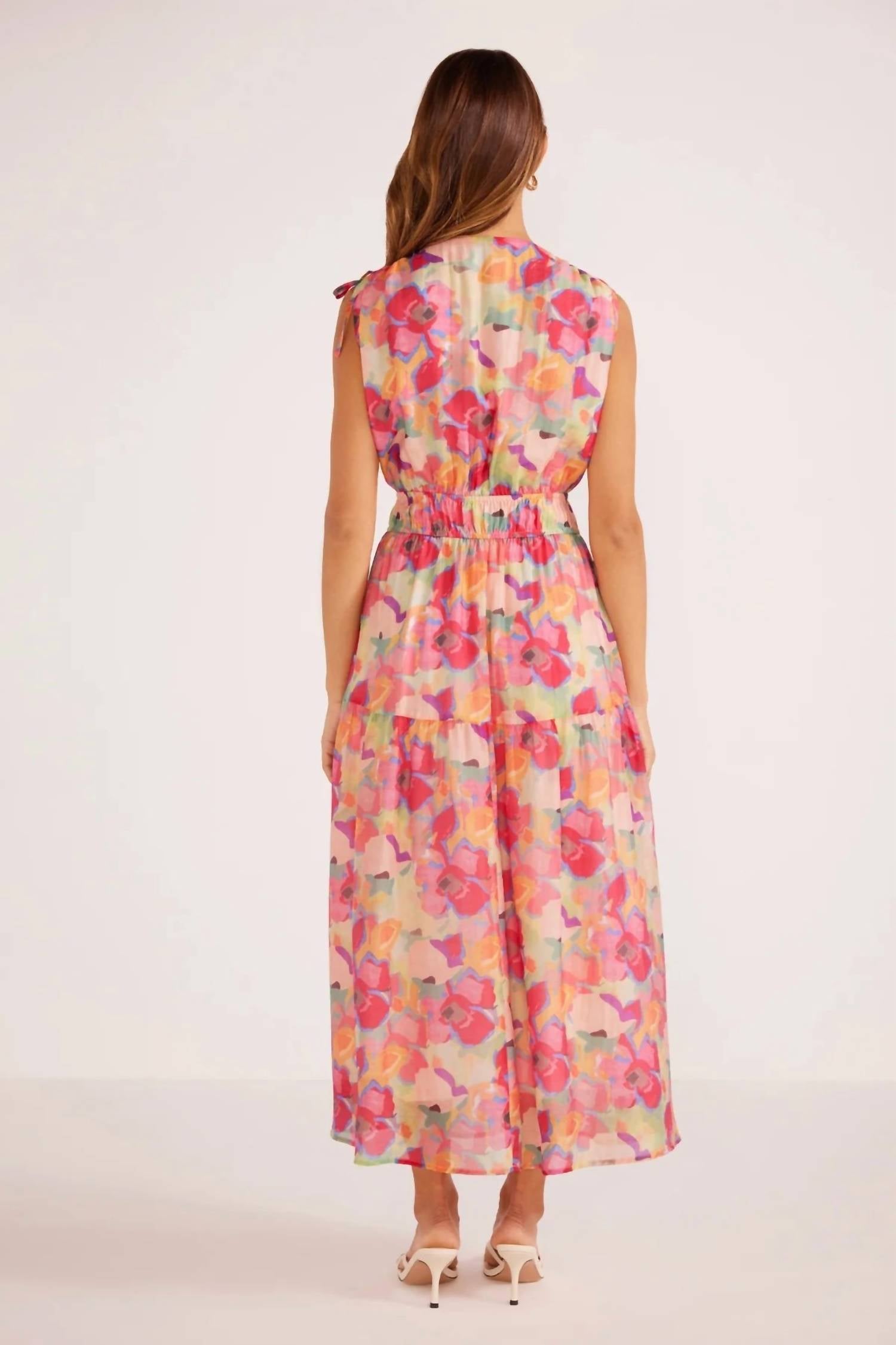 Minkpink - Feyano Tiered Midi Dress