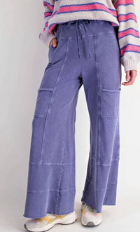 Easel - Mineral Washed Terry Pant