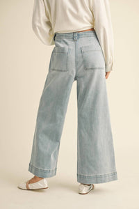 Miou Muse - Cindy Washed Denim Pants