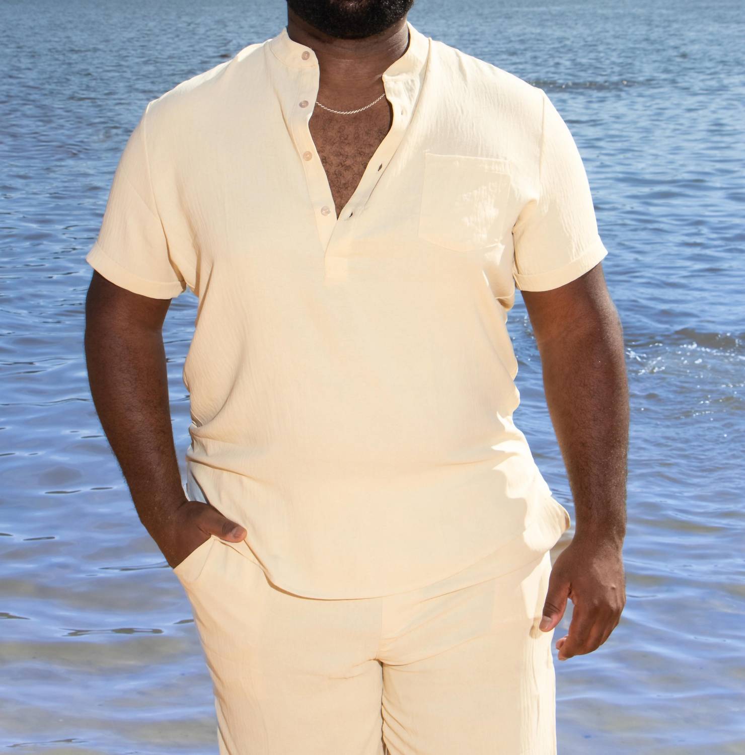 Yacht Club Access - Wellington Linen Pants And Top Set