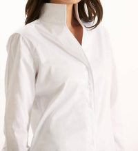 Tyler Boe Natalie Long Sleeve Shirt in white - women's shirt - alternate view