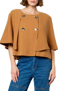 Ciebon - Fanny Double Breasted Crop Top