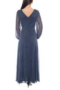 Oleg Cassini - Women's Soft Cowl Middle Twist A-line Maxi Dress