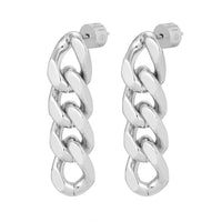 Eklexic - Women's Taraji Four Link Drop Earrings