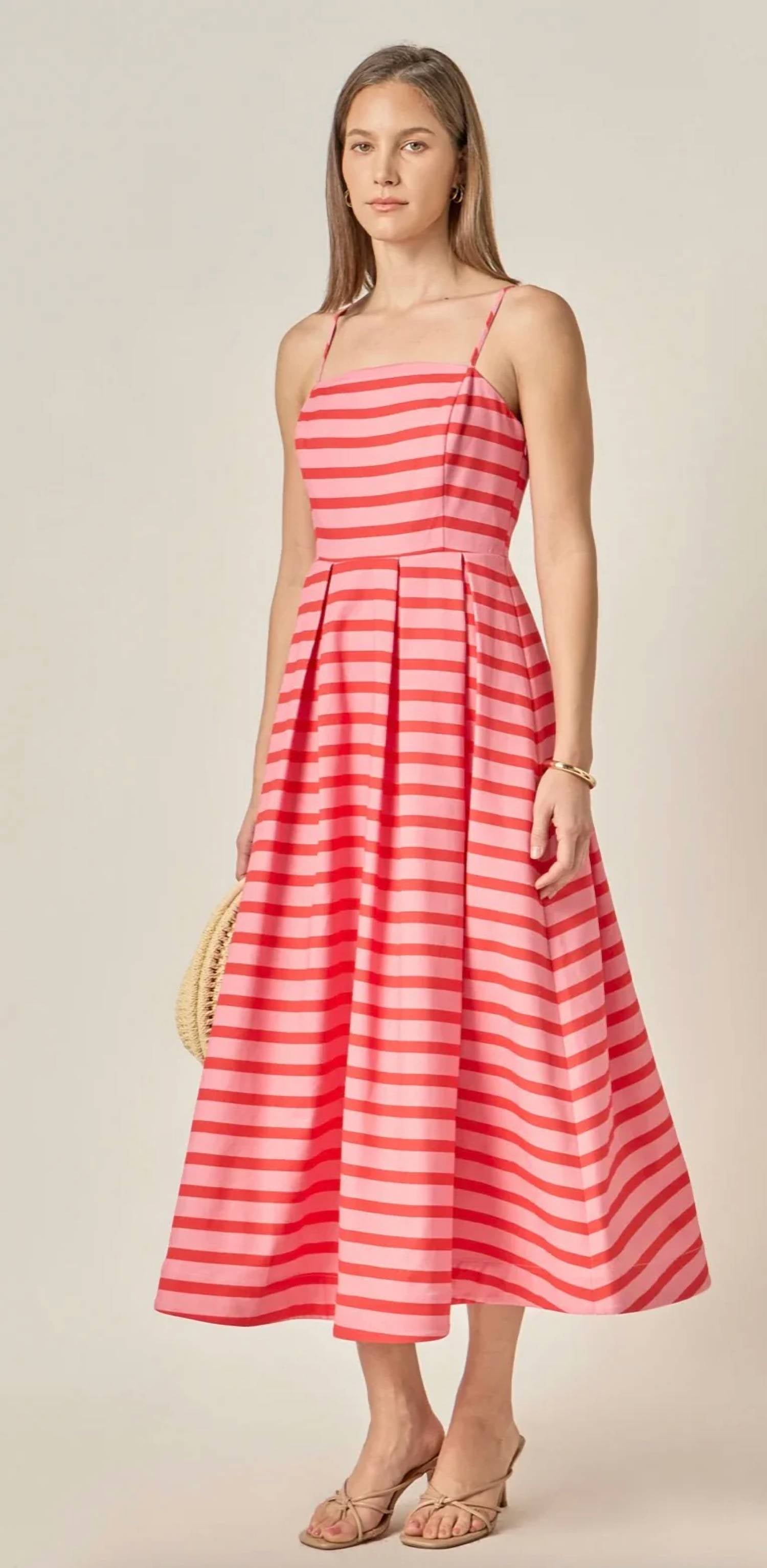 English Factory - Pretty In Stripes Dress