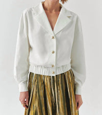 EXQUISE Romina Shawl Collar Jacket in black - women's jacket