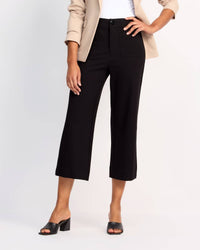 Tribal - High Rise Fly Front Capri Pant