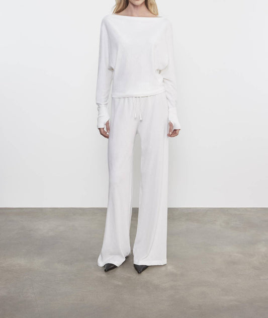 Enza Costa - CASHMERE DRAWCORD PANT