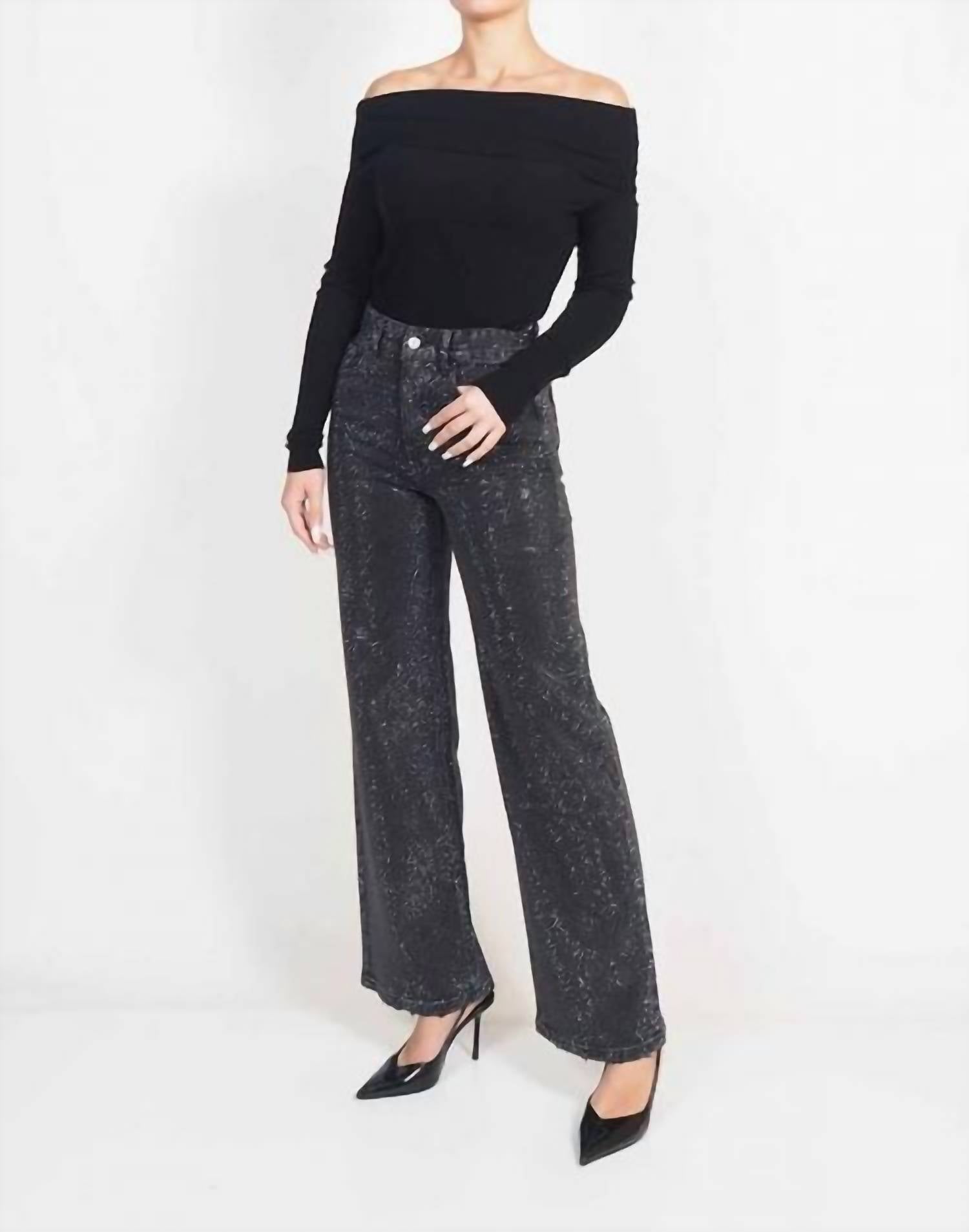 Nia - Zinnia Off The Shoulder Sweater