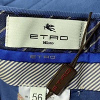 ETRO Men's Straight Leg Cotton Blend Bermuda Shorts in sugar paper blue - men's shorts - view 5