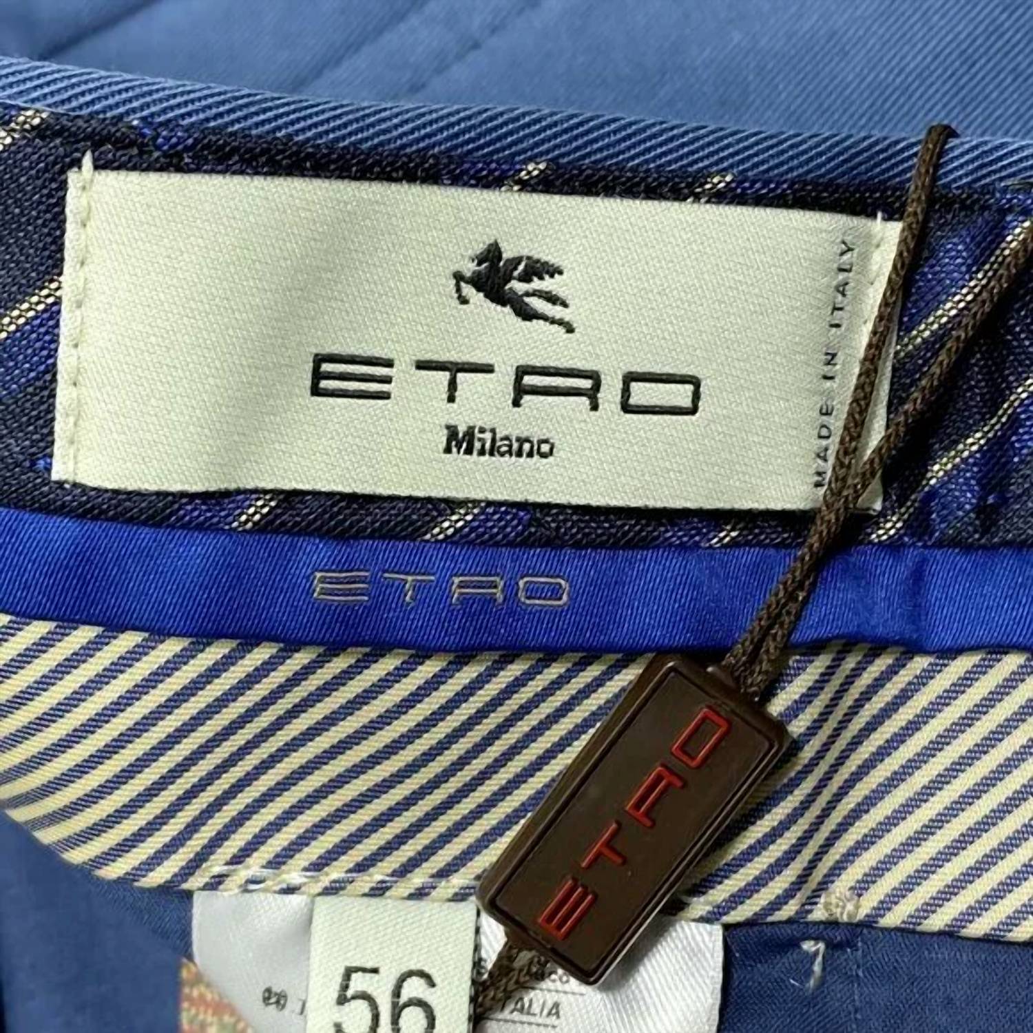 ETRO Men's Straight Leg Cotton Blend Bermuda Shorts in sugar paper blue - men's shorts - view 5