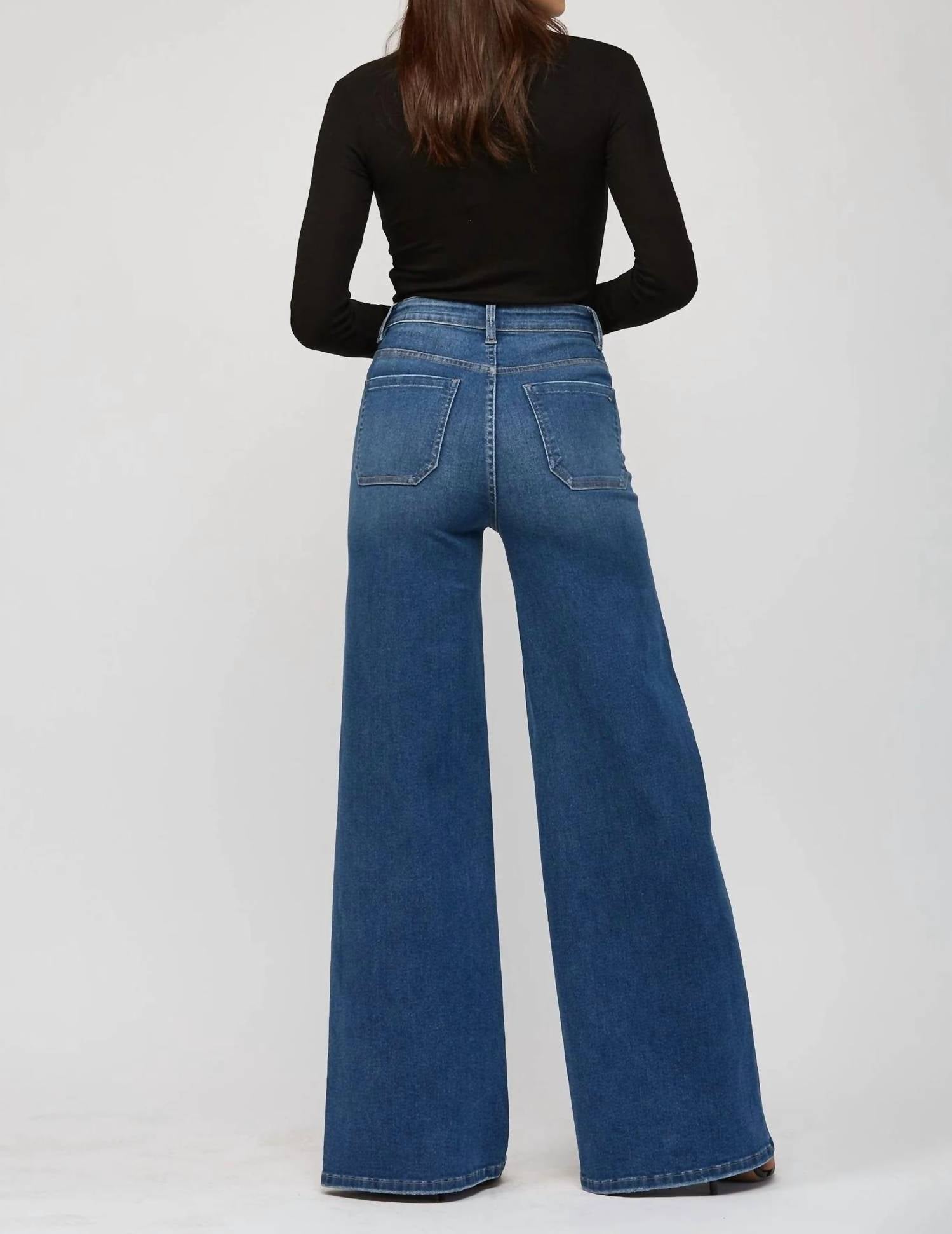 Mica Denim - The Stretchy Wide Leg Jeans