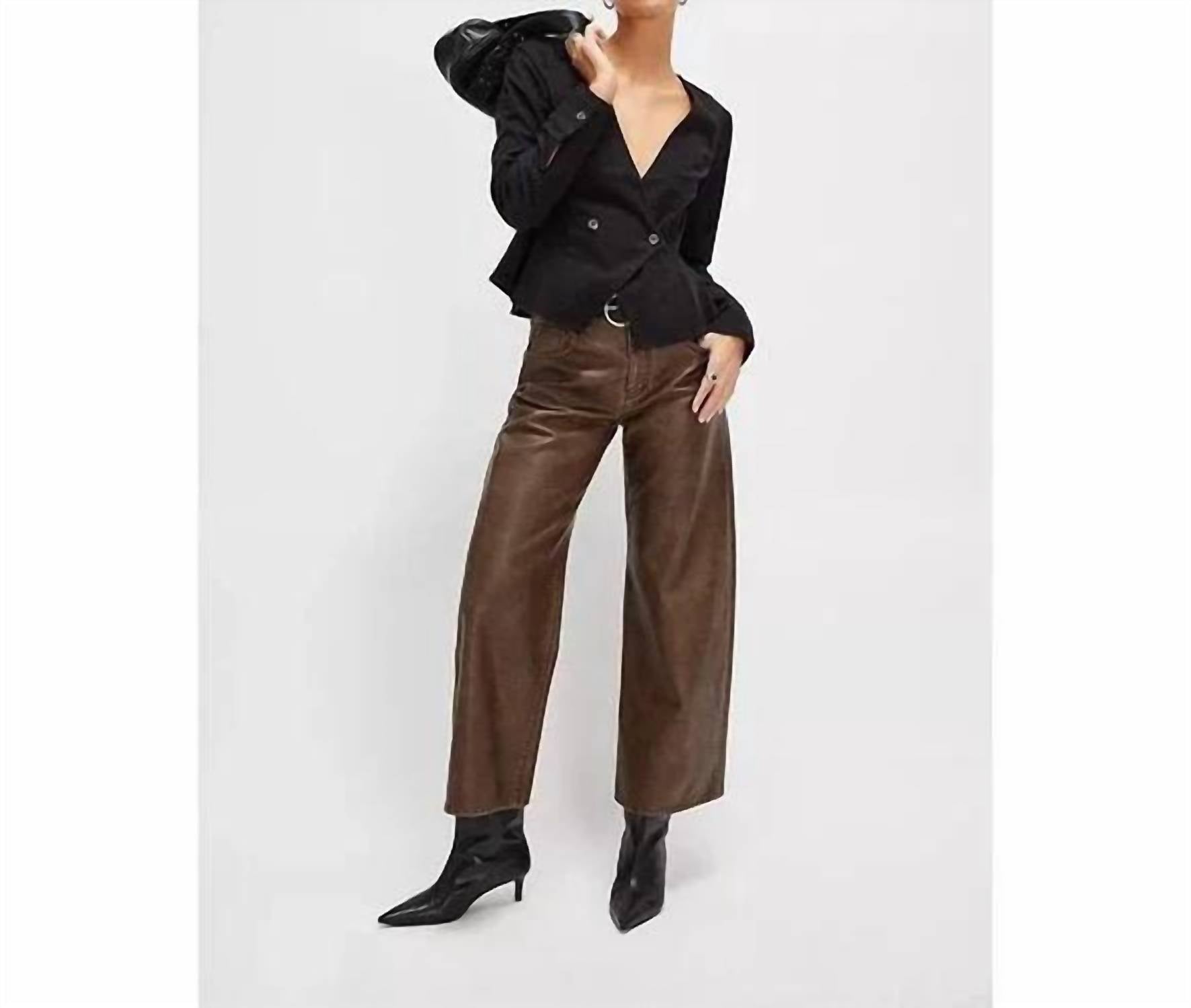 Free People - City Life Stretch Cotton Blazer Jacket