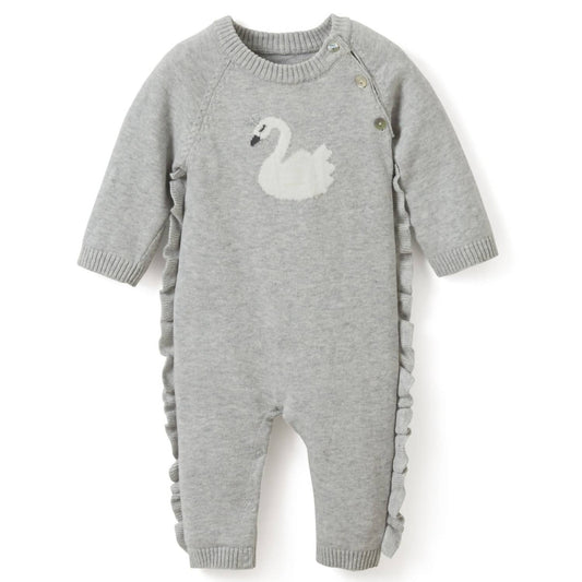Elegant Baby - Baby Girls Stella The Swan Romper