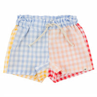 Oh Baby! - Kids Multiple Mixed Checks Emerson Short