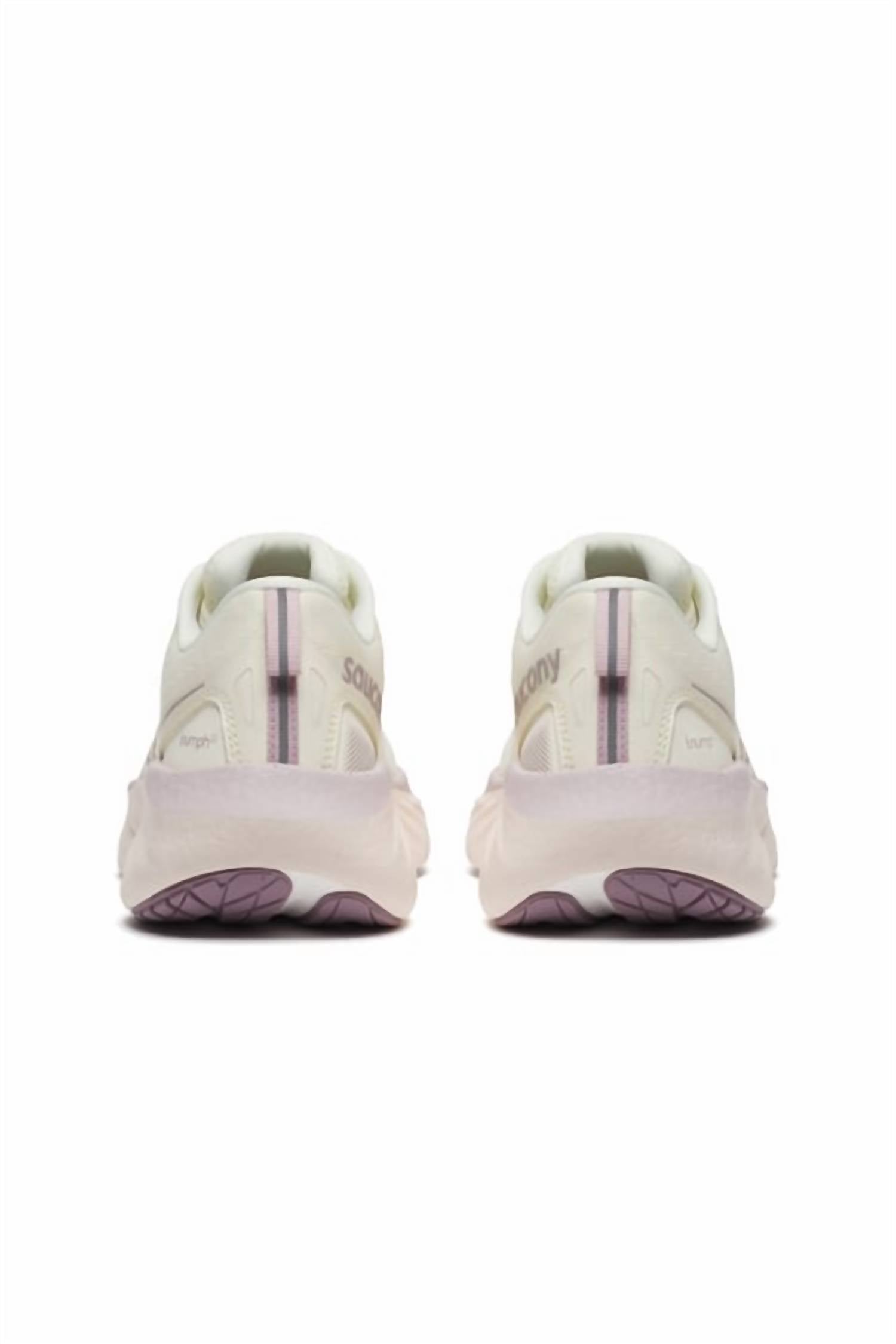SAUCONY Women's Triumph 22 Running Shoe in vanilla - women's shoe - view 5