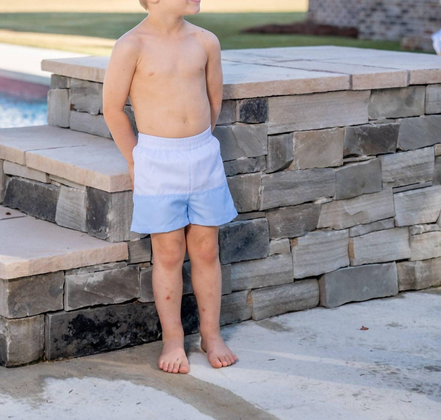 The Oaks Apparel - Colorblock Swim Trunks