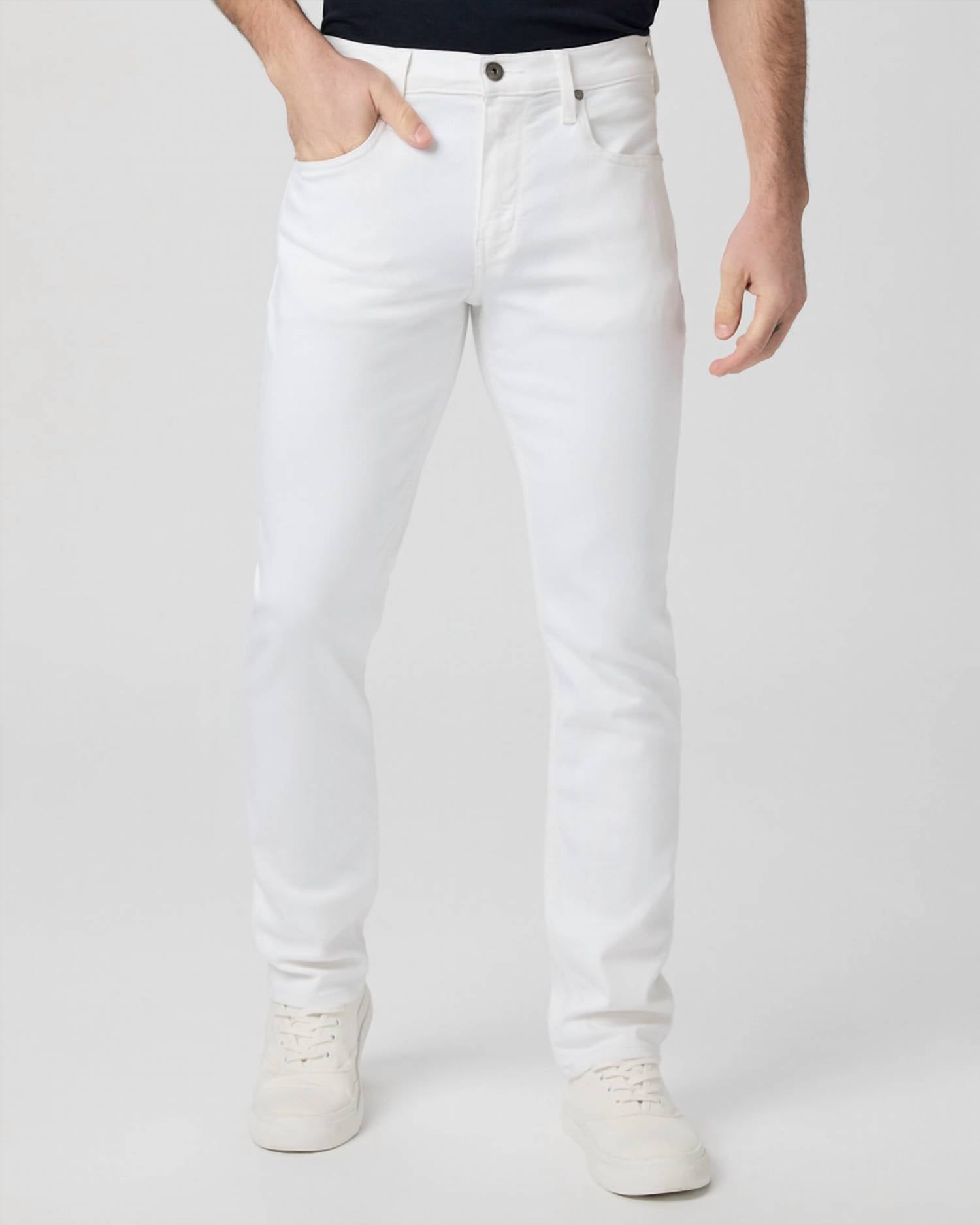 Paige - Transcend Federal 34" Slim Straight Jean