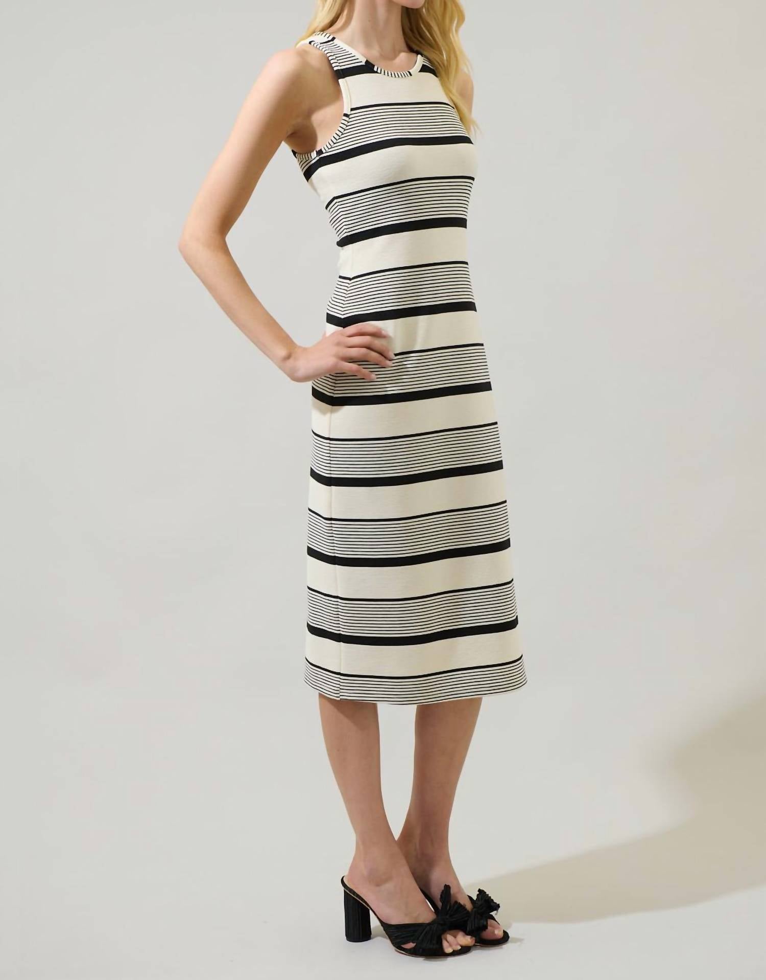 Sugarlips - RILEY STRIPED MIDI DRESS