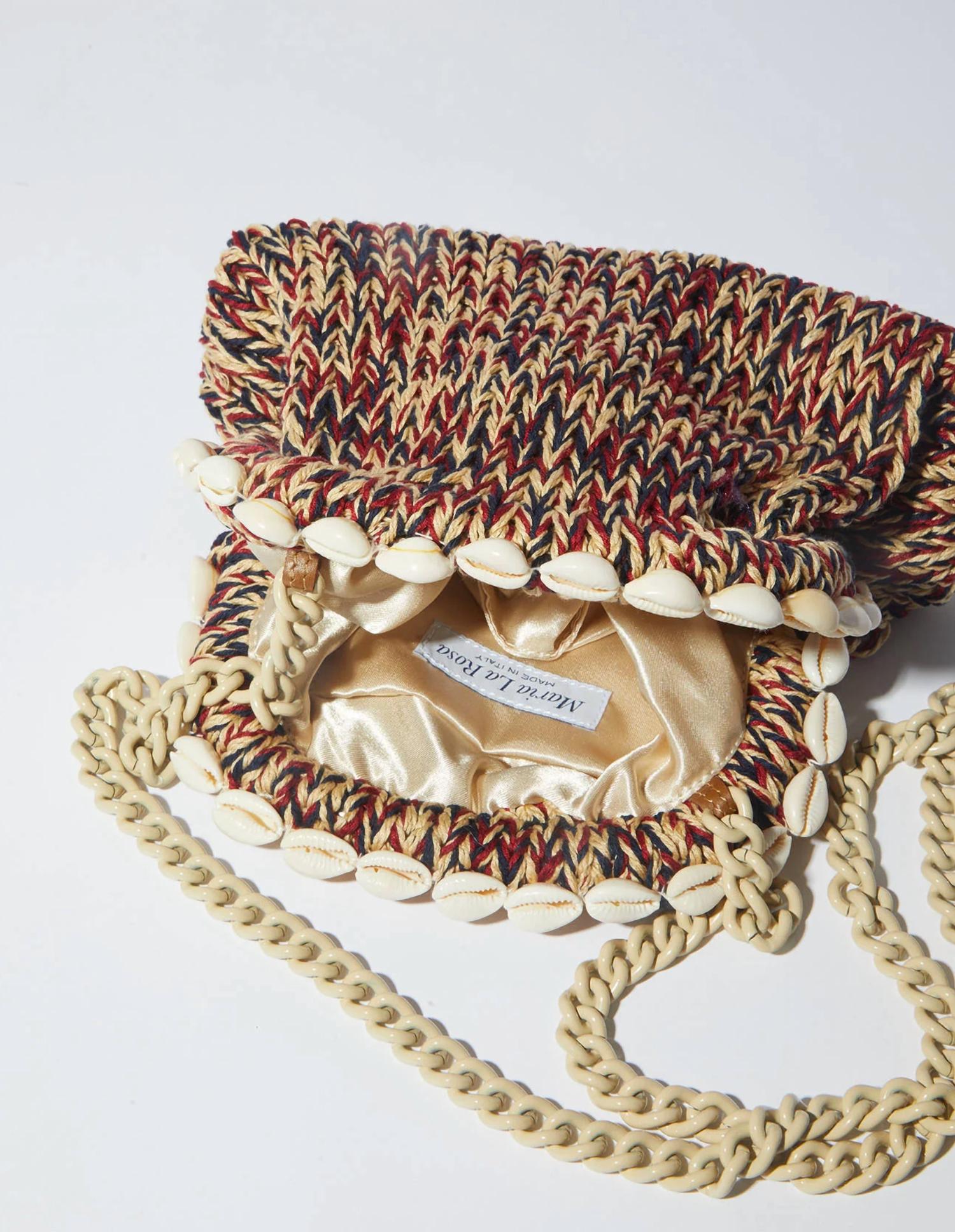 Maria La Rosa - Women's Tepo Tricot Mini Game Clutch Bag