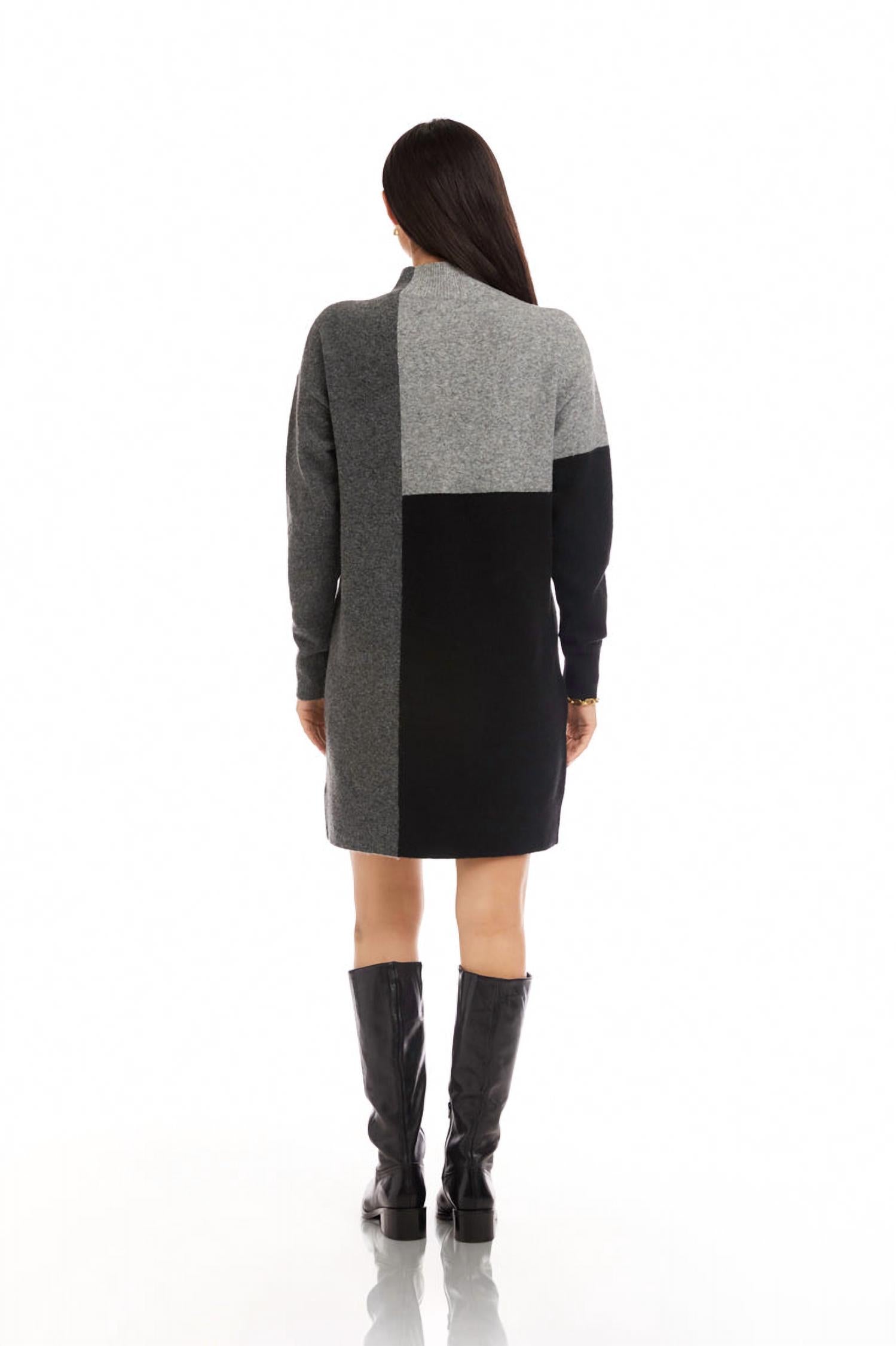 Karen Kane - Colorblock Sweater Dress