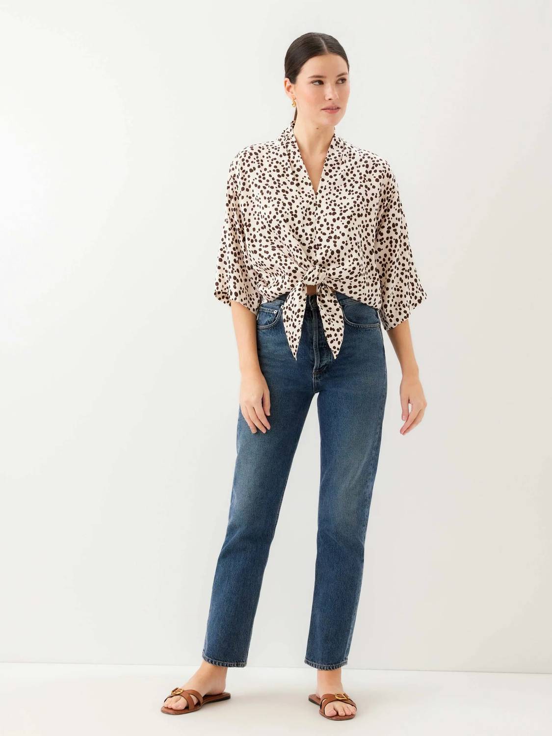 Fifteen Twenty - Bernice Tie-Front Top