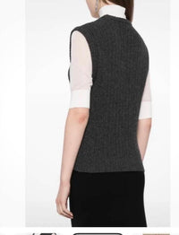 Victoria Beckham - Mock Neck Double Layer Top
