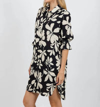 Finley - Miller Elastic Shirred Cuffs Dress