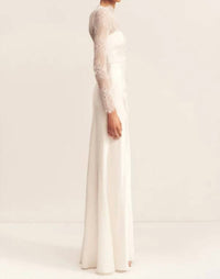 Shona Joy - Lambent Lace Long Sleeve Bodysuit
