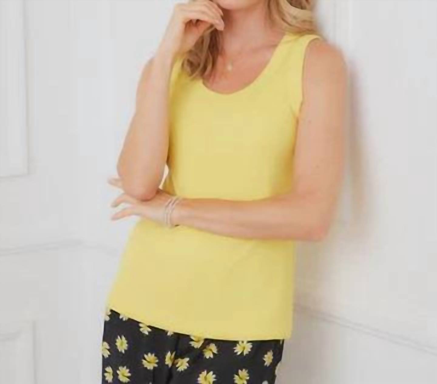 Karen Kane - Ribbed Scoop Neck Tank
