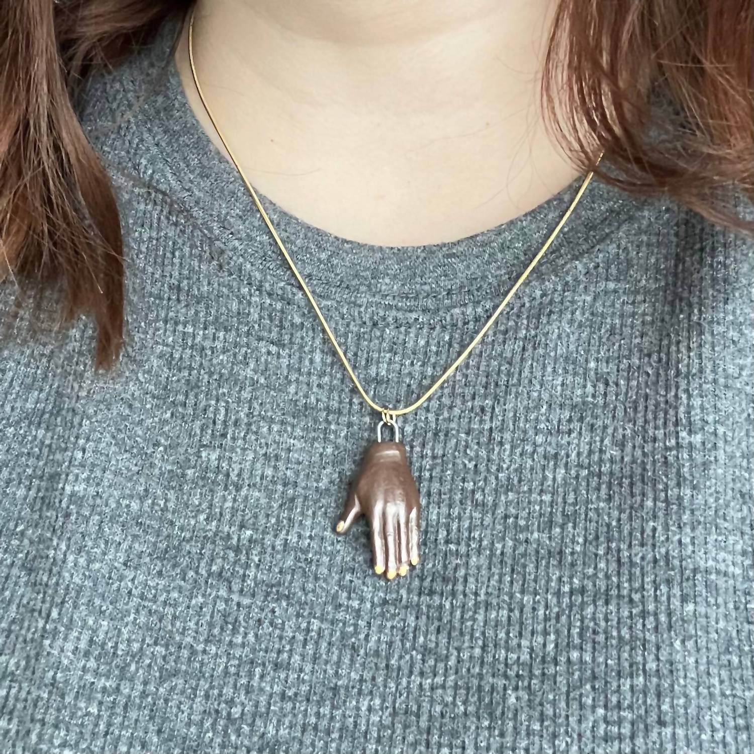 The Artifact House - Women's Ceramic Handpainted Pendant Necklace