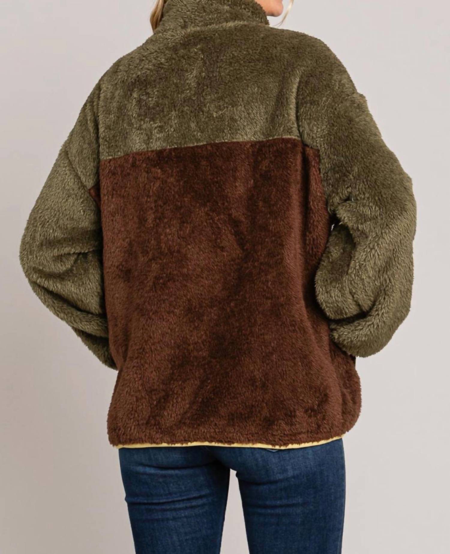 Cotton Bleu - Stretch Fleece Zip-up Jacket