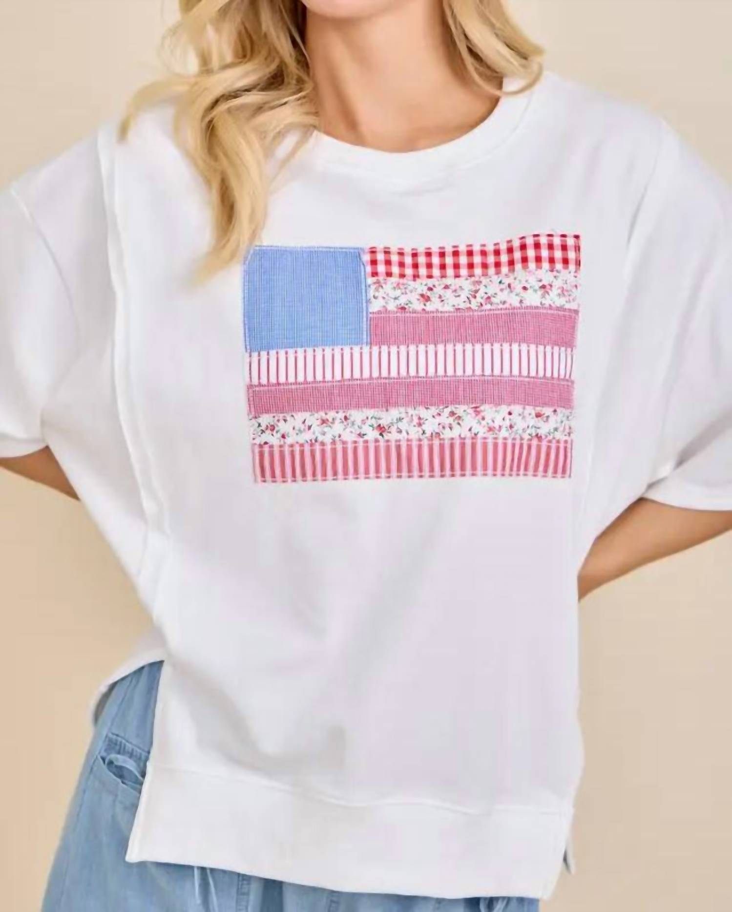 Main Strip - Americana Patch Sweatshirt