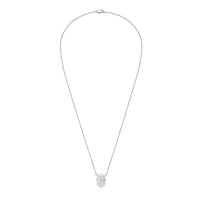 Diana M Jewels - 8.00 Ct Bold East–west Lab-grown Oval Diamond Pendant Necklace