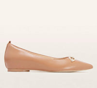 FRANKIE4 Women's London Leather Ballet Flats in tan - women's flats - view 5