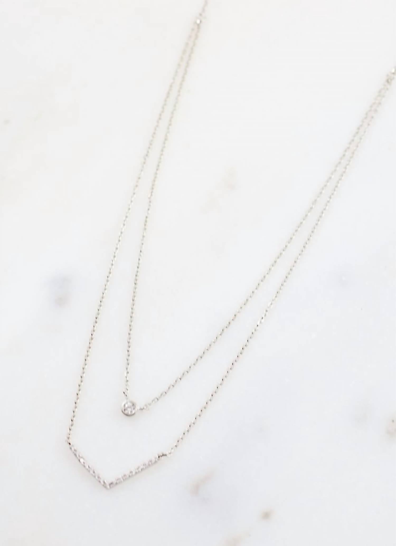 Caroline Hill - Women's Arrow Layered Necklace