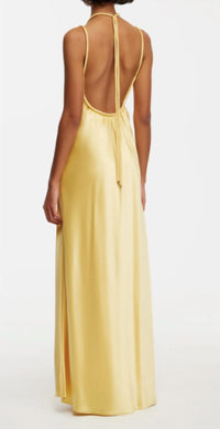 ACLER Woodlake Maxi Dress in yellow - women's dress - detail view