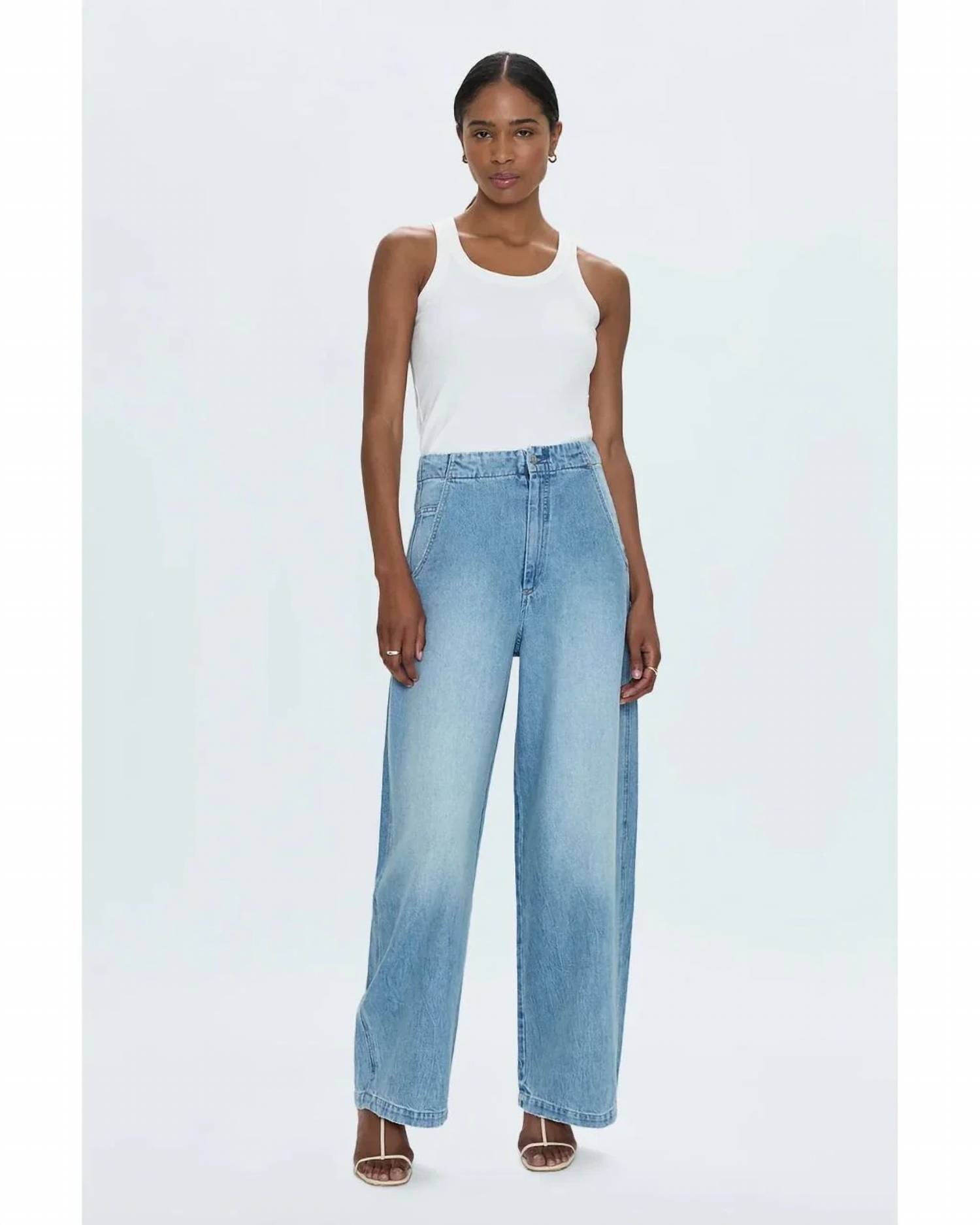 Pistola - Lottie High-rise Relaxed Barrel Jeans